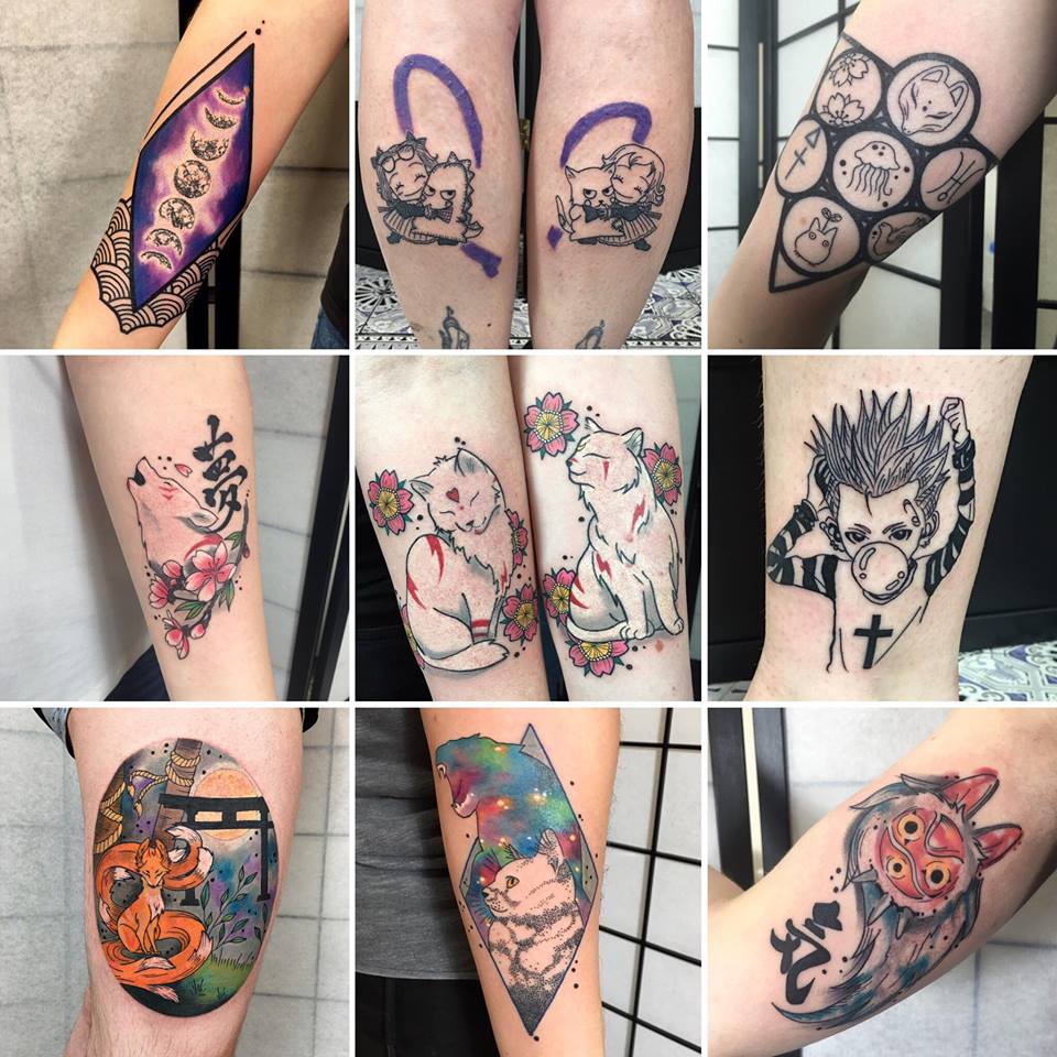 hachi tatouage japan artist ink french girl tokyo nakano