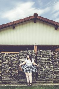 virginie grossat grande taille plus size ranch eloquii skirt blog