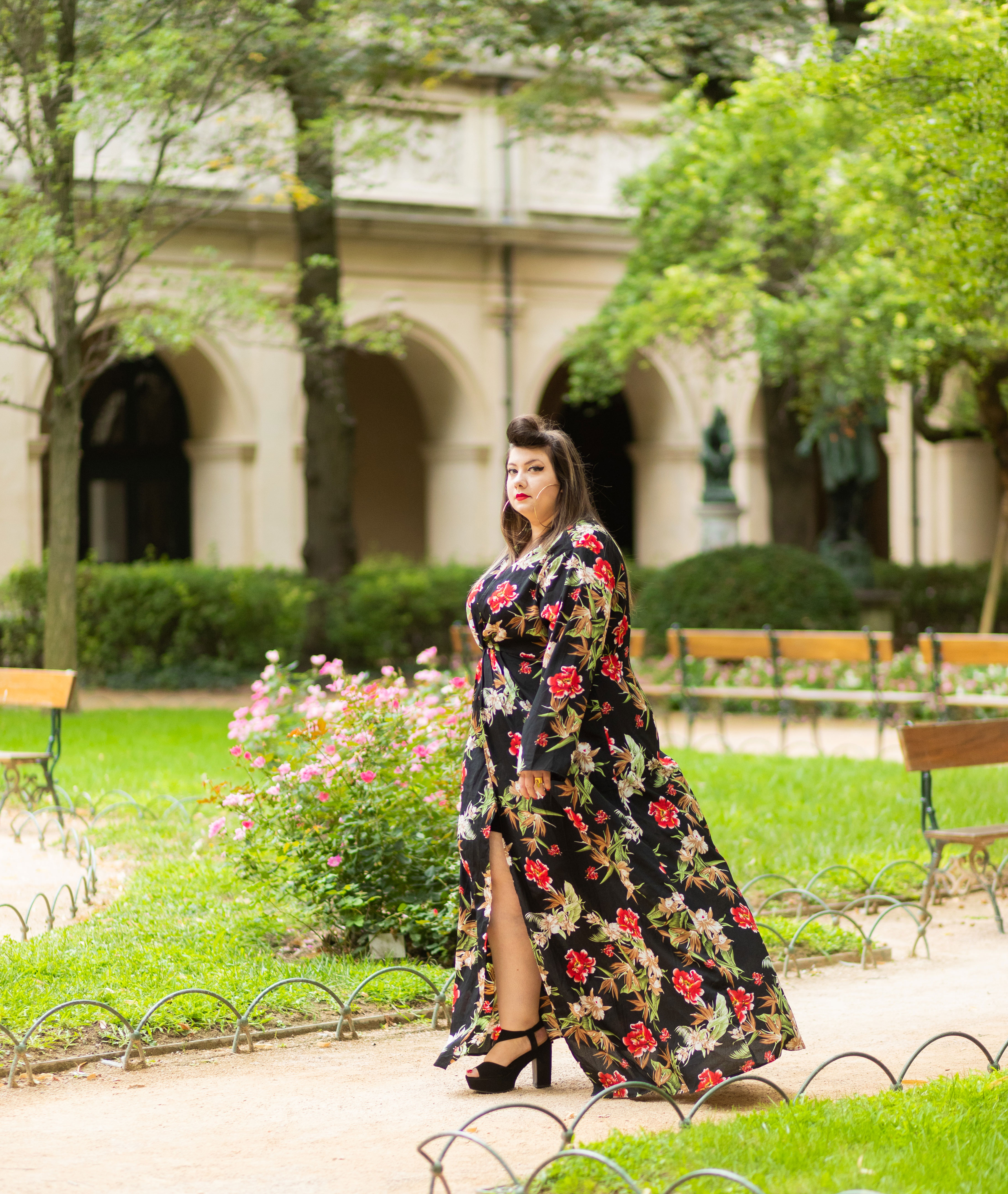 pretty little thing plus size grande taille curvy girl maxi dress blogger fashion